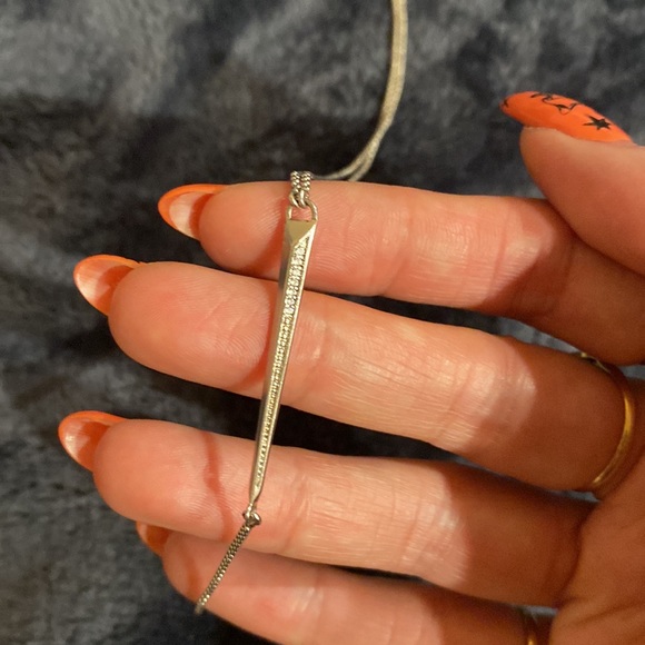 Kendra Scott silver tone CZ necklace - Picture 4 of 6